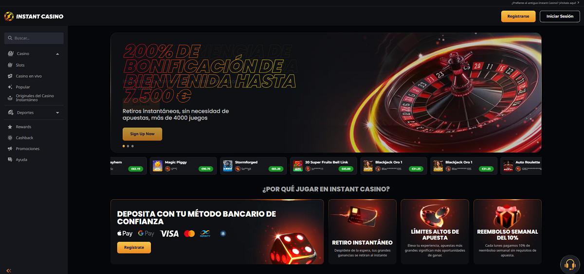 Reseñas de los mejores casinos online de Argentina - Instant Casino